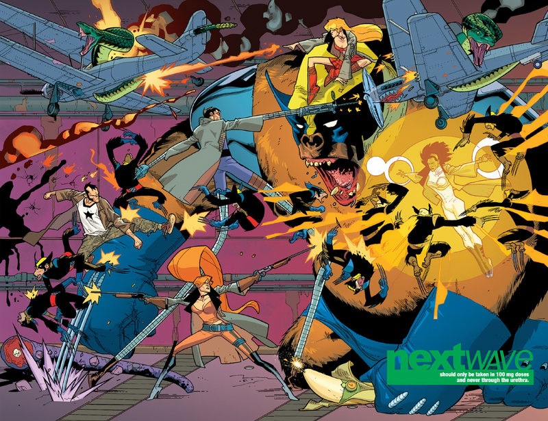 Illustration for article titled Nextwave Is A Bloody Brilliant Comic Book That Everyone Should Read